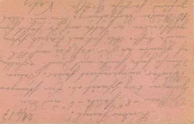 Tábori-Levelezőlap — Feldpostkarte — Vienna 50, 30.1.17 X- — Verso