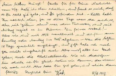 Viena IV — Feldpost 431 — Feldpost Viena IV — Verso