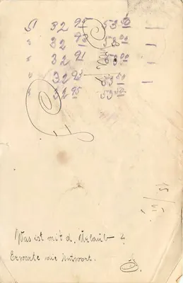 Feldpostkorrespondenzkarte — Feldpost 431 — Norwegen — Verso