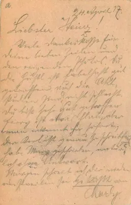Odesa — Feldpostkarte 9. Kompanii Kawalerii — K.u.k. Feldpost Nr. 431 — Rewers