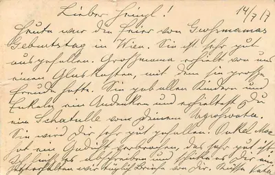 Feldpostkorrespondenzkarte — Feldpost 431 — Odesa, 15 czerwca 1917 — Rewers