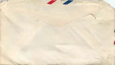 Carte postale aérienne — A.P.O. 646, 29 janvier 1945 — U.S. Army Postal Service — Verso