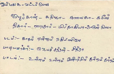Wattapola — Rammaloka — Sri Lanka — tarjeta postal con sello de 75 centavos — Reverso
