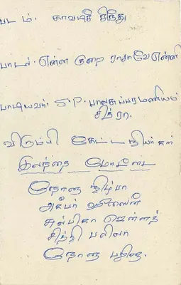 Sri Lanka — cartão postal com selo de 75 centavos — editor desconhecido — Verso