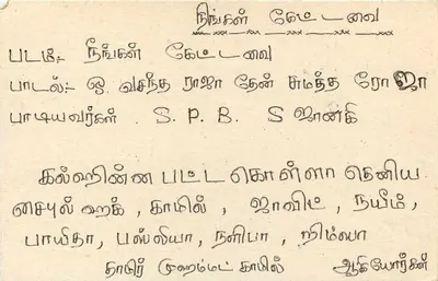 Kandy — Sri Lanka — Tarjeta postal — Reverso