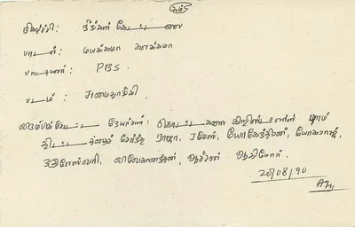 Colombo — Sri Lanka — Cartão postal com selo de Leão — Verso