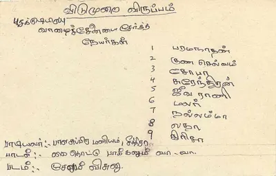 Sri Lanka — cartão postal com selo de 75 centavos — editor Sri Lanka Post — Verso