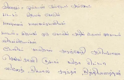 Sri Lanka — carte postale avec timbre 75 cents — éditeur Sri Lanka Post — Verso