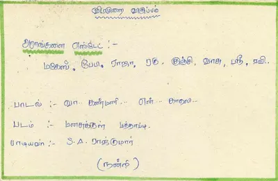 Carte postale de Sri Lanka — texte en tamoul — timbre 75 cents — oblitération de Colombo — Verso