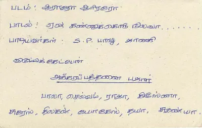 Sri Lanka — carta postal com selo e texto em tamil — editor Sri Lanka Post — Verso