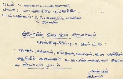 Sri Lanka — cartão postal com selo e texto em tamil — editor não visível — Verso