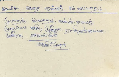 Sri Lanka — carta postal com selo de 75 centavos — editor Sri Lanka Post — Verso