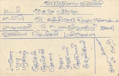Sri Lanka — cartolina con timbro da 75 centesimi — editore Sri Lanka Post — Verso
