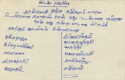Sri Lanka — cartolina postale con timbro da 75 centesimi e cachet postale — editore SRI-LANKA — Verso