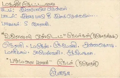 Colombo — cartão postal com texto em tâmil — editor Sri Lanka Post — Verso