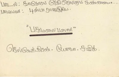 Sri Lanka — carta postal com selo e texto em tamil — editor Sri Lanka — Verso