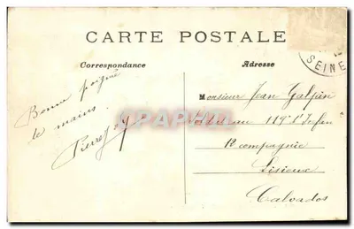 Paris — Boulevard des Capucines — C. M. — Verso