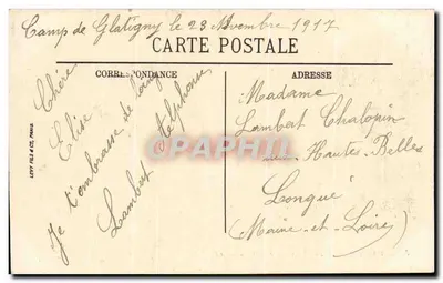 Paris (1er et 2e) — L'Avenue de l'Opéra — LL. — Verso