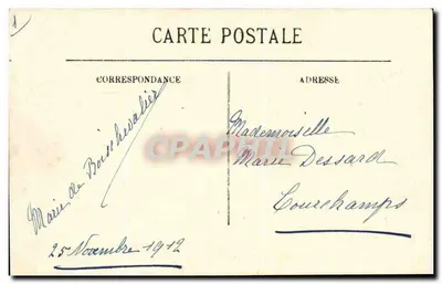Paris — O Arco do Triunfo e os Campos-Élisée — LL — Verso