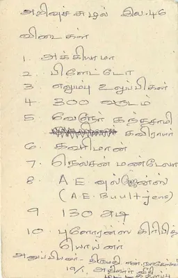 Sri Lanka — carta postal com selo de 75 centavos — editor Sri Lanka Post — Verso