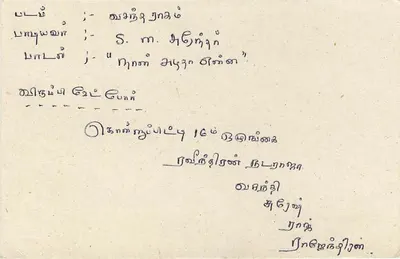 Sri Lanka — tarjeta postal con sello de 75 centavos — editor desconocido — Reverso