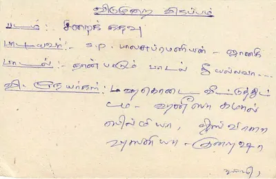 Sri Lanka — Tarjeta postal con sello de 75 centavos — destinada a la sección tamil de la Sri Lanka Broadcasting Corporation — Reverso