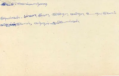 Sri Lanka — tarjeta postal con sello de 75 centavos — editor desconocido — Reverso