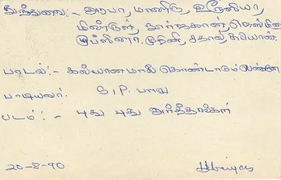 Arab Road — Sri Lanka — Postcard — Verso