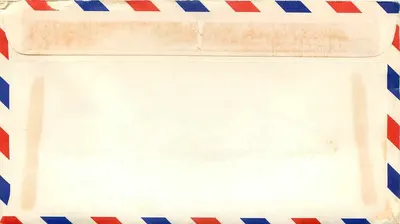 Vietnam — envelope aéreo — United States Army — Verso