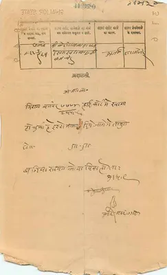 Gwalior — Pocztówka stanowa 1 anna — Wydawca Gwalior State — Rewers