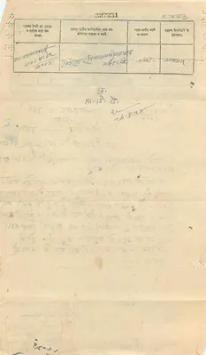 Gwalior State — Four Annas — Publisher unknown, series number not legible — Back