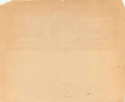 Carnatic — Bilhete de 20 roupias para o Jubileu Dourado 1954 — editor não visível, número de série 4492 — Verso