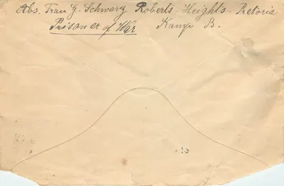Prisioneiro de guerra — Camp Roberts Heights, Kimberley — Departamento da Defesa, África do Sul