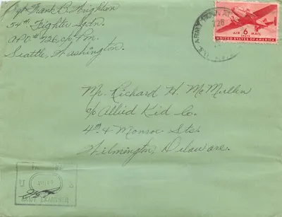 Envelope aéreo militar — USA — 1962 — destinado a Wilmington, Delaware