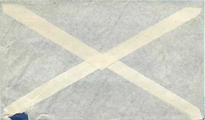 Carta postal aérea Pan American Airways — San Juan, Porto Rico — editor Pan American Airways System — Verso