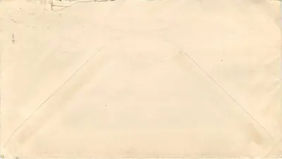 Carta postal aérea U.S. Army — APO 795, Guam — destinada a Wilmington, Delaware — selo aéreo de 6 centavos — Verso
