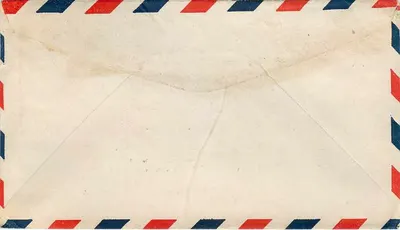 Carta aérea — Carta da Força Aérea Americana para Wilmington, Delaware — 1º de fevereiro de 1946 — Verso