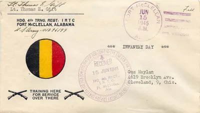 Fort McClellan — Dia da Infantaria — 15 de junho de 1945 — HQ 4th R.T.C.