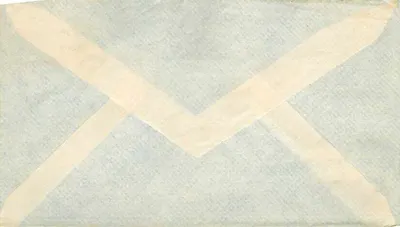 Carta postal aérea — Marinha americana — 1945 — Verso