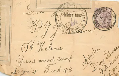 St Helena — Camp de Deadwood — posta militar