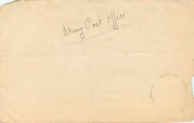 St Helena — Camp de Deadwood — posta militar — Verso