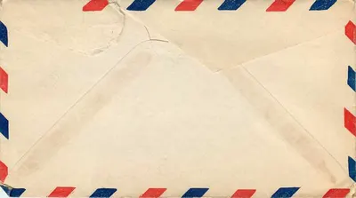 Carta postal aérea — Estados Unidos — 1944 — U.S. Army Postal Service — Verso