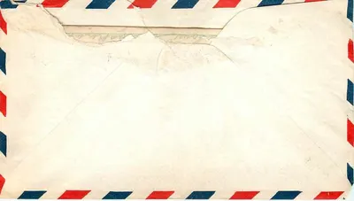 Envelope aéreo — A.P.O. Havaí — Editor não visível — Verso