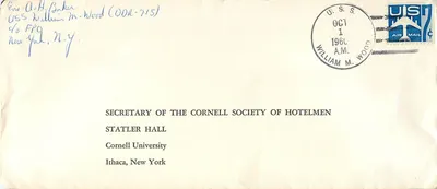 USS William M. Wood — Universidade de Cornell — 1960