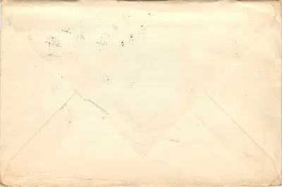 Carta postal militar — APO 763, 26th U.S. Army Postal Service — editor não visível — Verso
