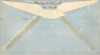Sue Carolina — Sujeto: marinheiro e amante — American Art Service, número de série não visível — Verso