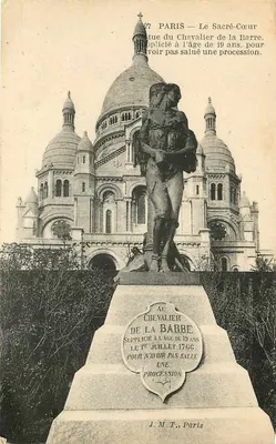 Paris — O Sagrado Coração — Estátua do Cavaleiro da Barre