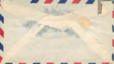Aeryczna karta pocztowa — Stany Zjednoczone — 1943 — Navy Fleet Post Office New York City do Harrisburg, Pensylwania — Rewers