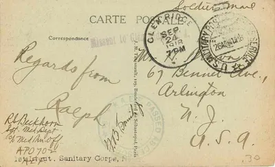 Paris — Igreja da Trindade — J.M.T., Paris — Verso