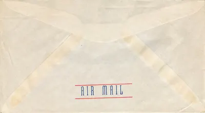 Envelope aéreo — USA — editor não visível